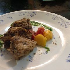 A picture of Curry Leaf Baked Chicken.