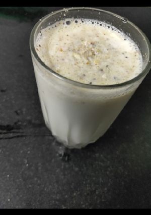 A picture of Hot badam milk.