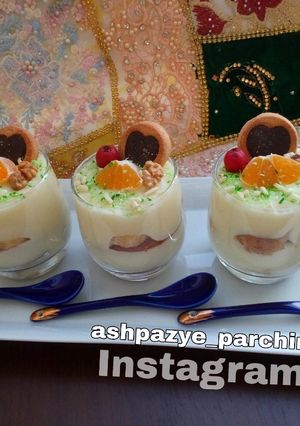عکسی از دستور دسر تاتلی ترکیه (دسر میوه ای) 🌸
