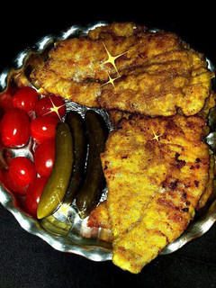 عکسی از دستور فیله مرغ سوخاری