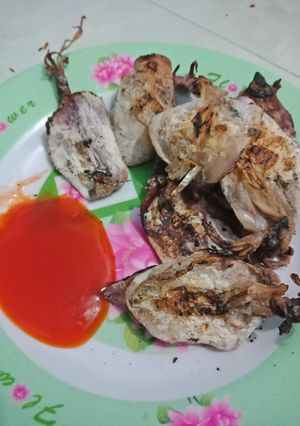 Hình của món Mực nướng.