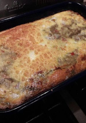 Una foto de Pastel de Berenjenas