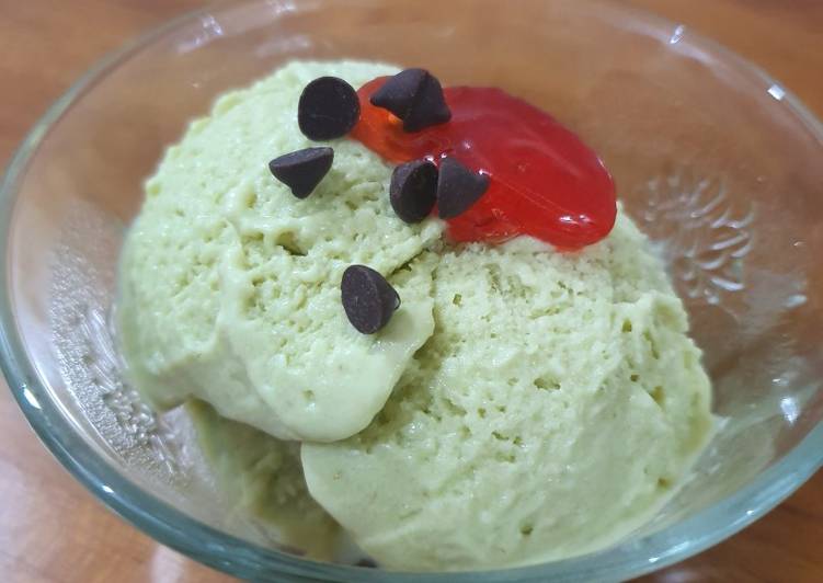 Langkah Mudah untuk Membuat Ice cream avocado / es alpukat yang Bikin Ngiler