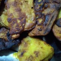 A picture of Brinjal fry.