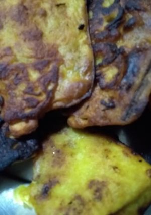 A picture of Brinjal fry.