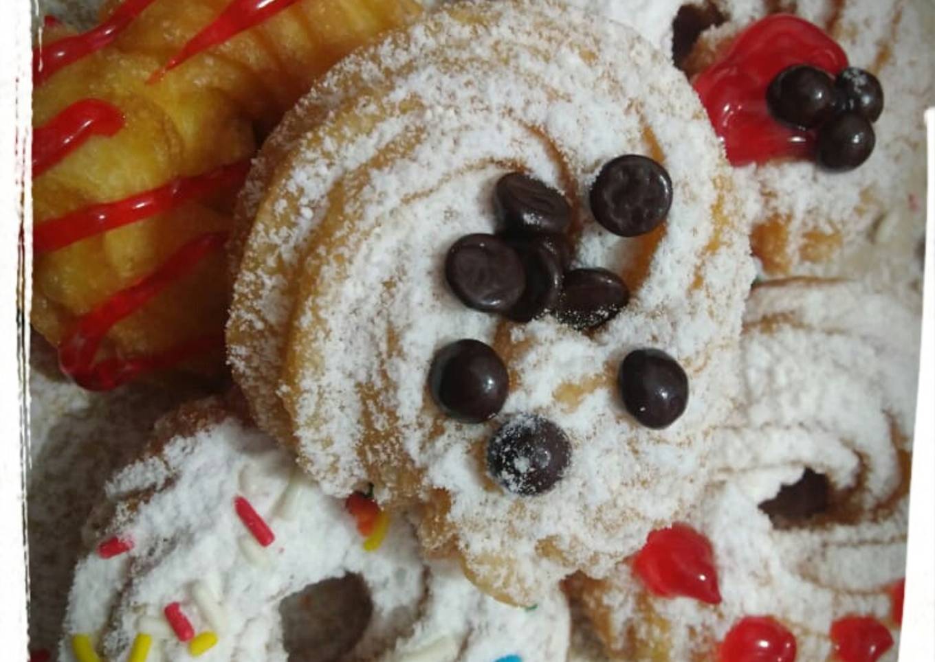 Donat Churros Enak, Satu Telur, Tanpa Mixer