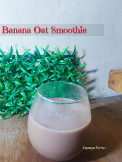 Foto resep Banana Oat Smoothie
