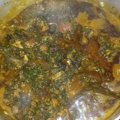 A picture of Vegetable with periwrinkle soup.