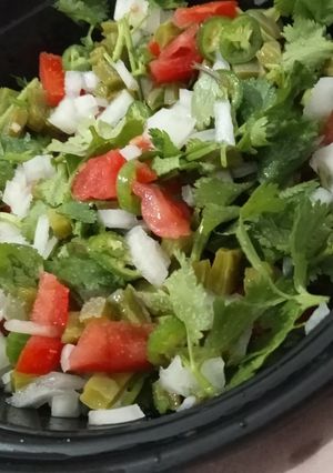 Una foto de Ensalada de nopales
