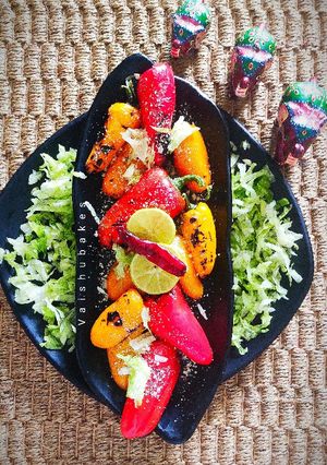 A picture of Thai Roasted Bell Pepper Salad.