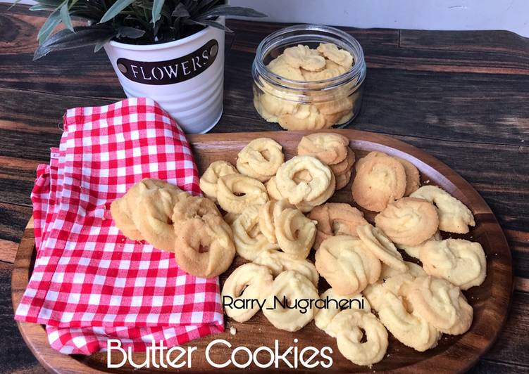 Resep Butter Cookies Anti Gagal