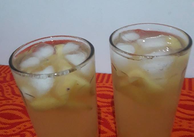 Anti Ribet, Buat Es Pelawak (apel &amp; sari temulawak) Enak Terbaru