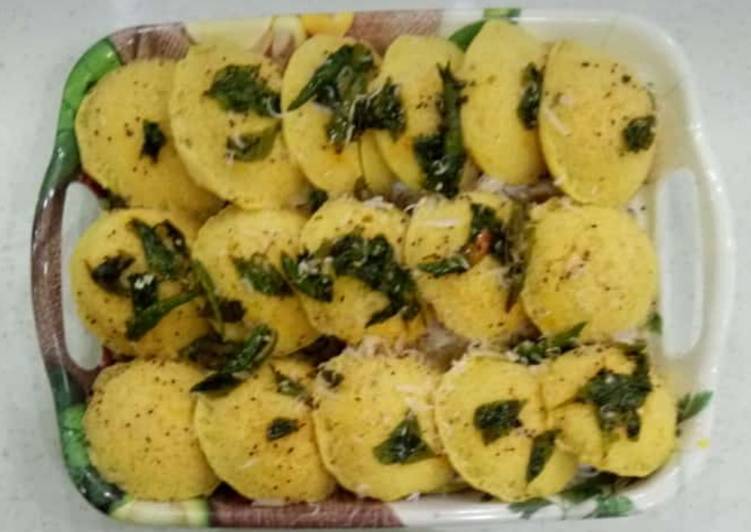 Step-by-Step Guide to Prepare Homemade Instant Idli Dhokla (Instant Dhokla Recipe)