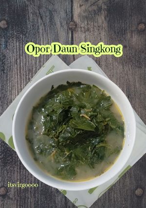 Foto resep #801. Opor Daun Singkong