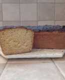 Budín de naranja con cobertura de chocolate