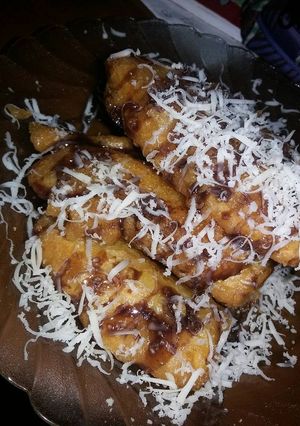 Foto resep Pisang goreng coklat keju praktis