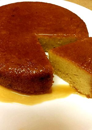 A picture of Steam bread crumbs pudding 😊 #mommasrecipe.
