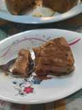 Postre de café hecho con batidora
