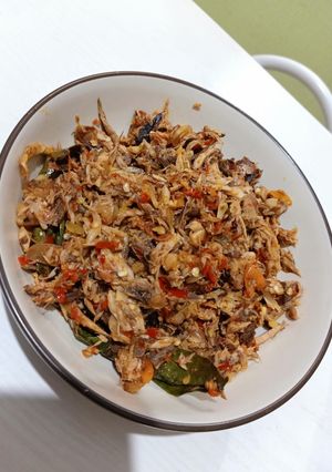 Foto resep Tongkol presto suwir pedas