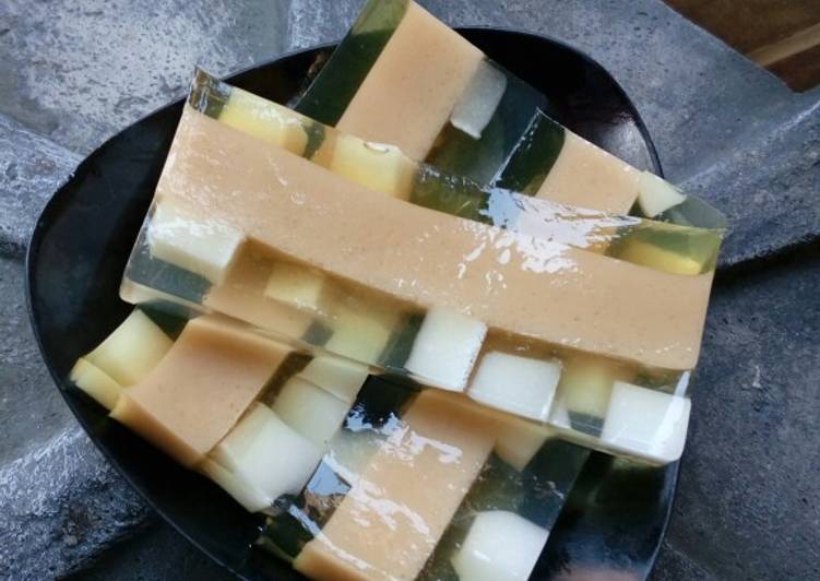 Cara Gampang Masak Puding nata de coco gula jawa yang Bikin Ngiler