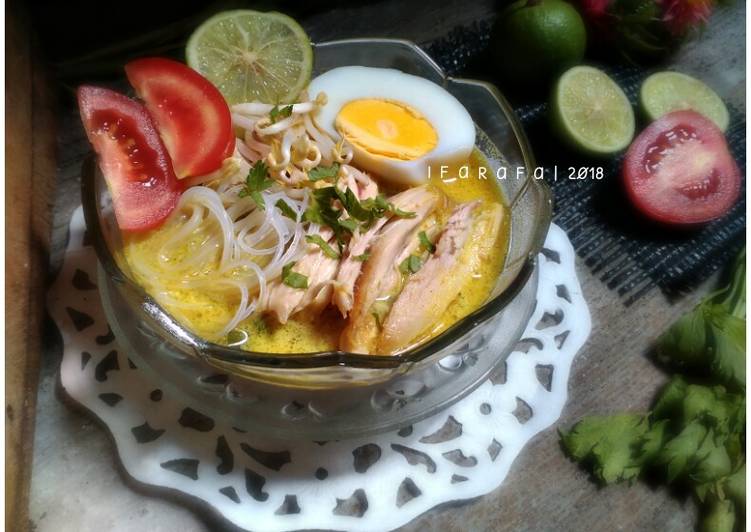 Langkah Mudah untuk Membuat 16. Soto Ayam Kuah Santan #selasaBISA yang Bisa Manjain Lidah