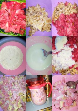 A picture of Banana And Watermelon 😍.
