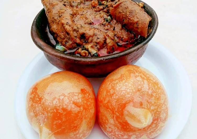 Banga soup and starch 😍😍