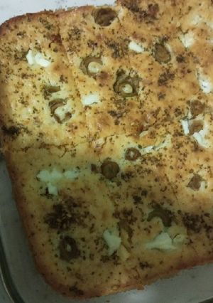 صورة لوصفة كيك الجبن والزعتر