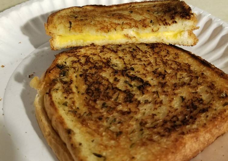 Step-by-Step Guide to Make Super Quick Italian Herb Grilled Cheese