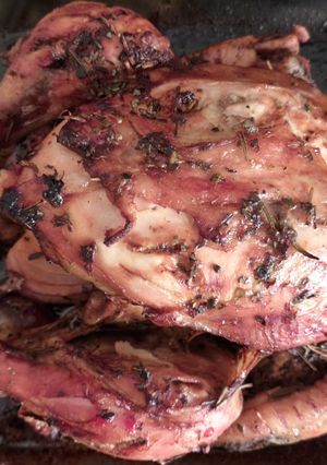 A picture of Herb roasted chicken.