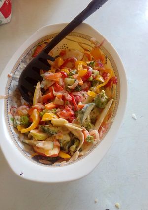 A picture of Broccoli salad.