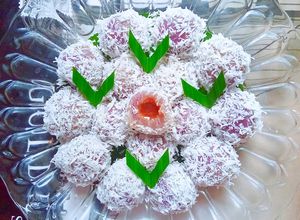 Foto resep Klepon Ubi Ungu (Simple tepung terigu & tapioka, takaran sendok)