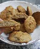 Galletitas de banana manzana y coco sin gluten (Veganas)