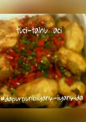 Foto resep tahu aci lada (tuccil)