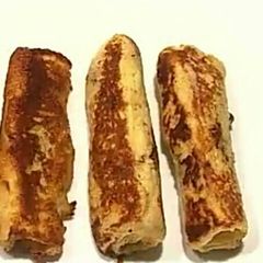 A picture of Yummy banana roll snacks.