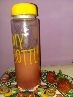 Foto resep Juice strawberry,pear mix kefir