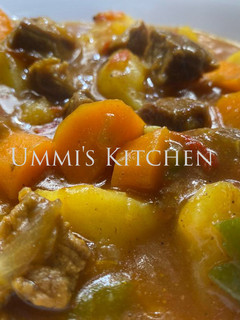 A picture of Easy stewed beef potatoes.