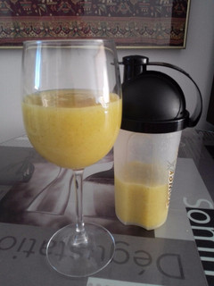 Una foto de Batido de Kiwi y Pera