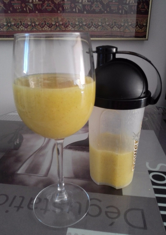 Una foto de Batido de Kiwi y Pera