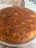 Torta di mele e gocce di cioccolato