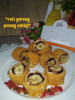 Foto resep *roti goreng pisang coklat*