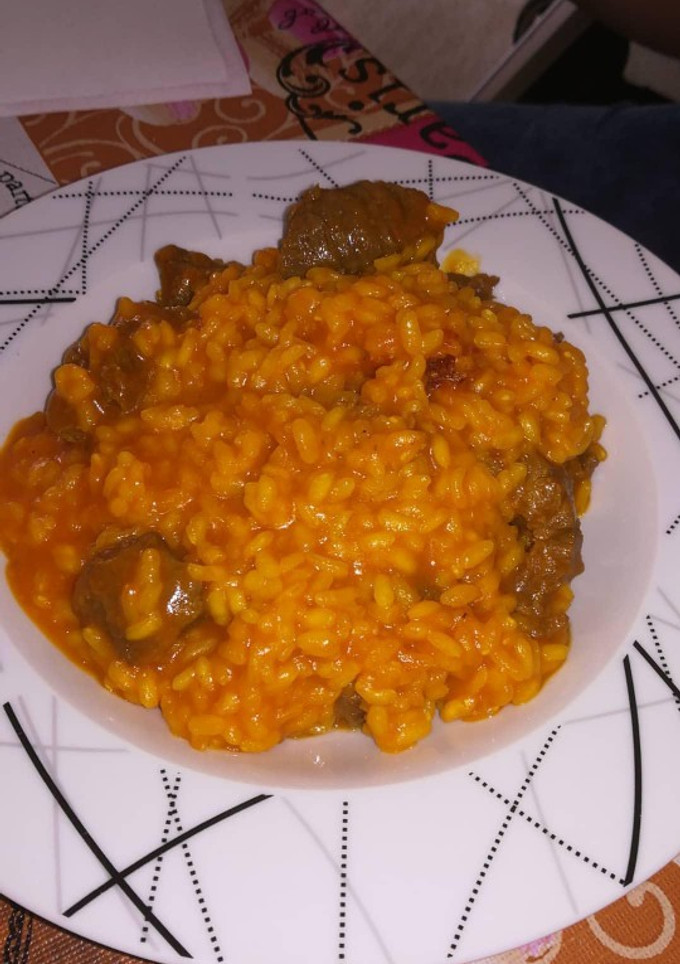 Una foto de Arroz Meloso con Carrilleras de Cerdo