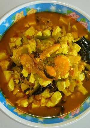Foto resep Botok Mangga Muda Udang Tahu