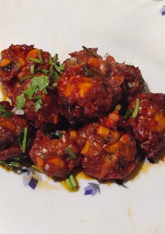 A picture of முட்டை மஞ்சூரியன் (Muttai manchoorian recipe in tamil).