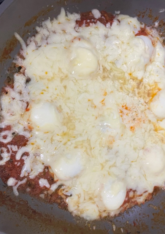 صورة لوصفة بيض بخلطه الطماطم