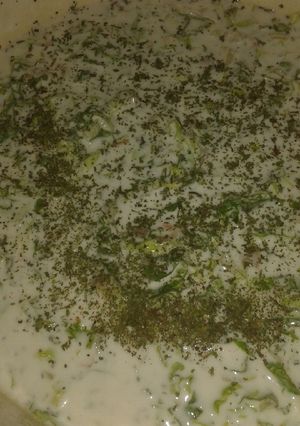 صورة لوصفة سلطة خس مع اللبن 😋
