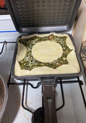 Una foto de Tarta de acelga y champignones en la Flip