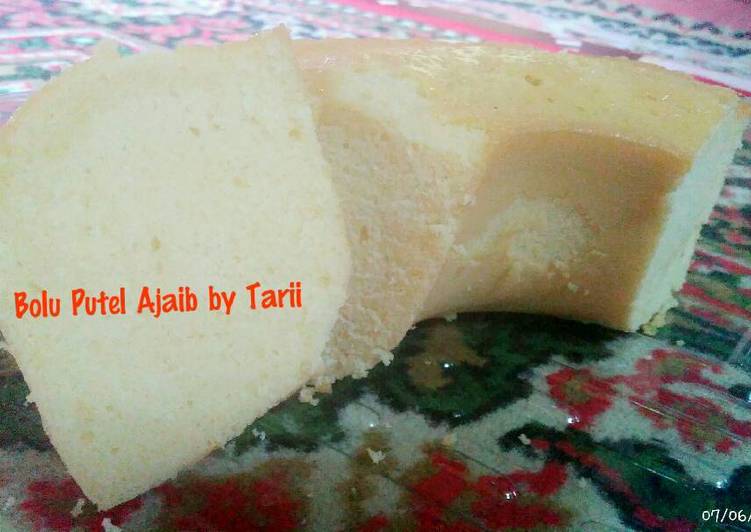 Bolu putih telur (putel) ajaib maknyuuss😋😋 by TaRii