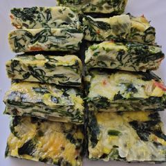 A picture of Egg Spinach Casserole.