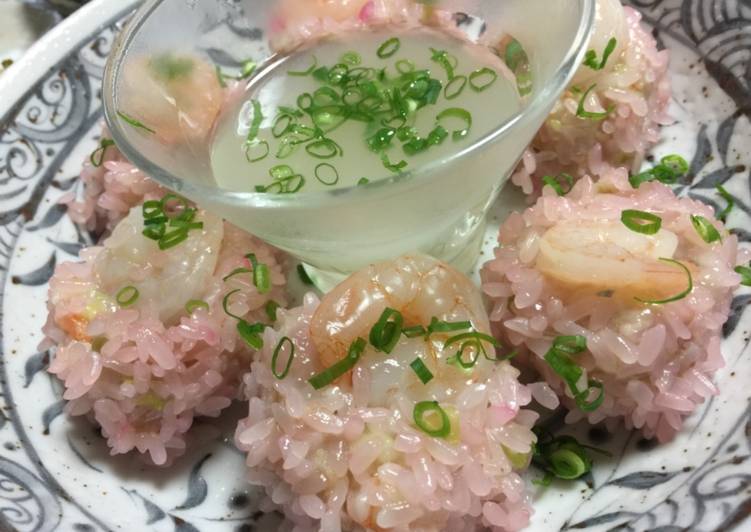 Recipe of Favorite Chicken and Shrimp Pinkish Dumpling